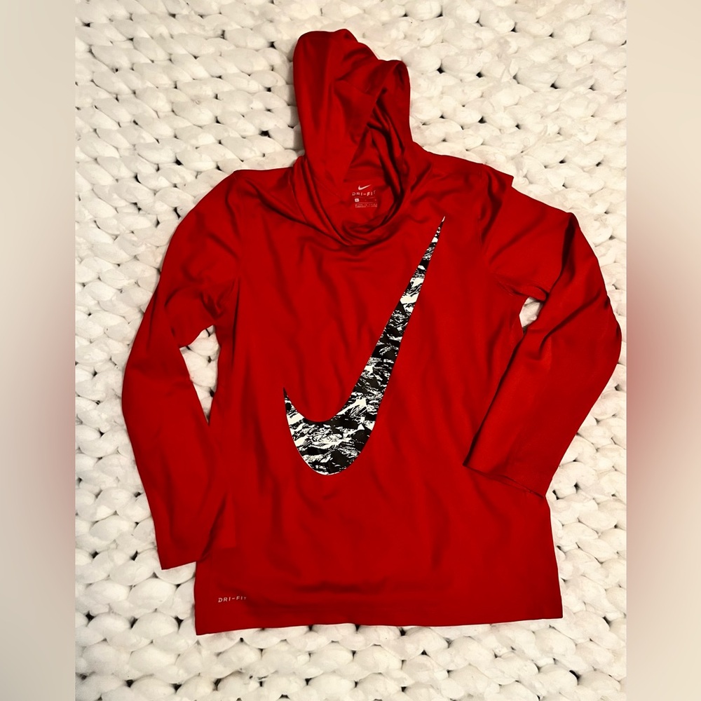 Nike Dri-FIT Red Hoodie